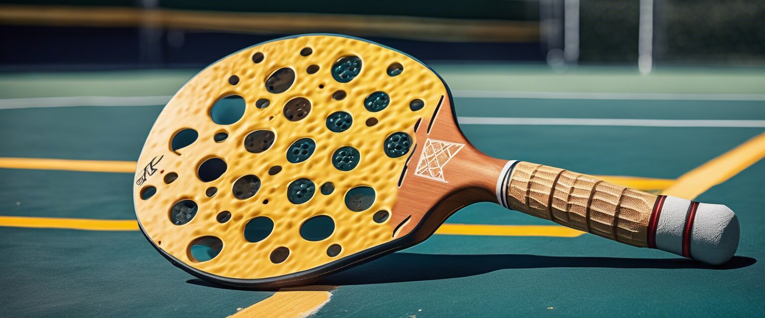 Composite pickleball paddle