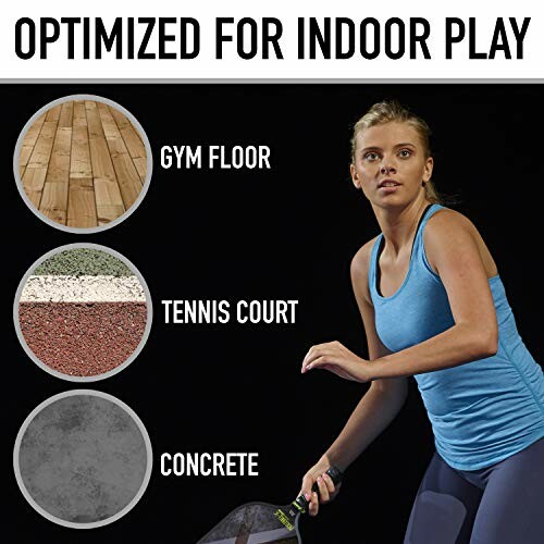 Woman playing indoor sport with surfaces for gym floor, tennis court, concrete.