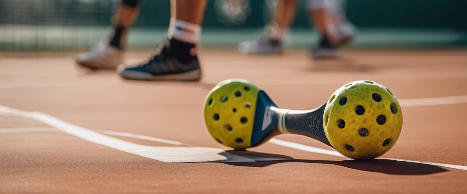 Pickleball Paddle Grip Close-up