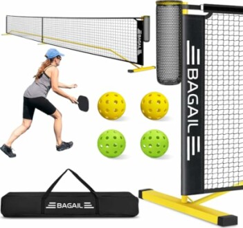 BAGAIL Portable Pickleball Net Set