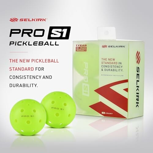 Selkirk Pro S1 Pickleball balls and packaging