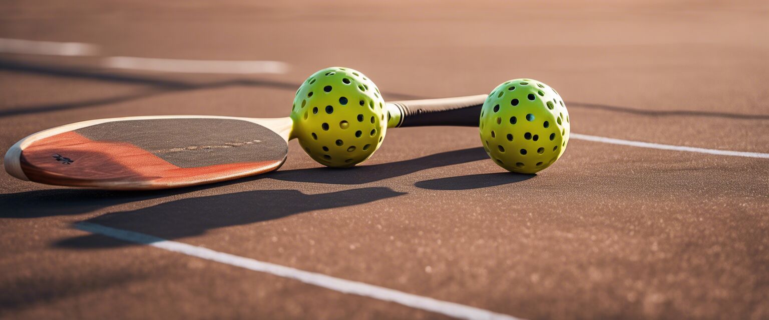 Wooden pickleball paddle